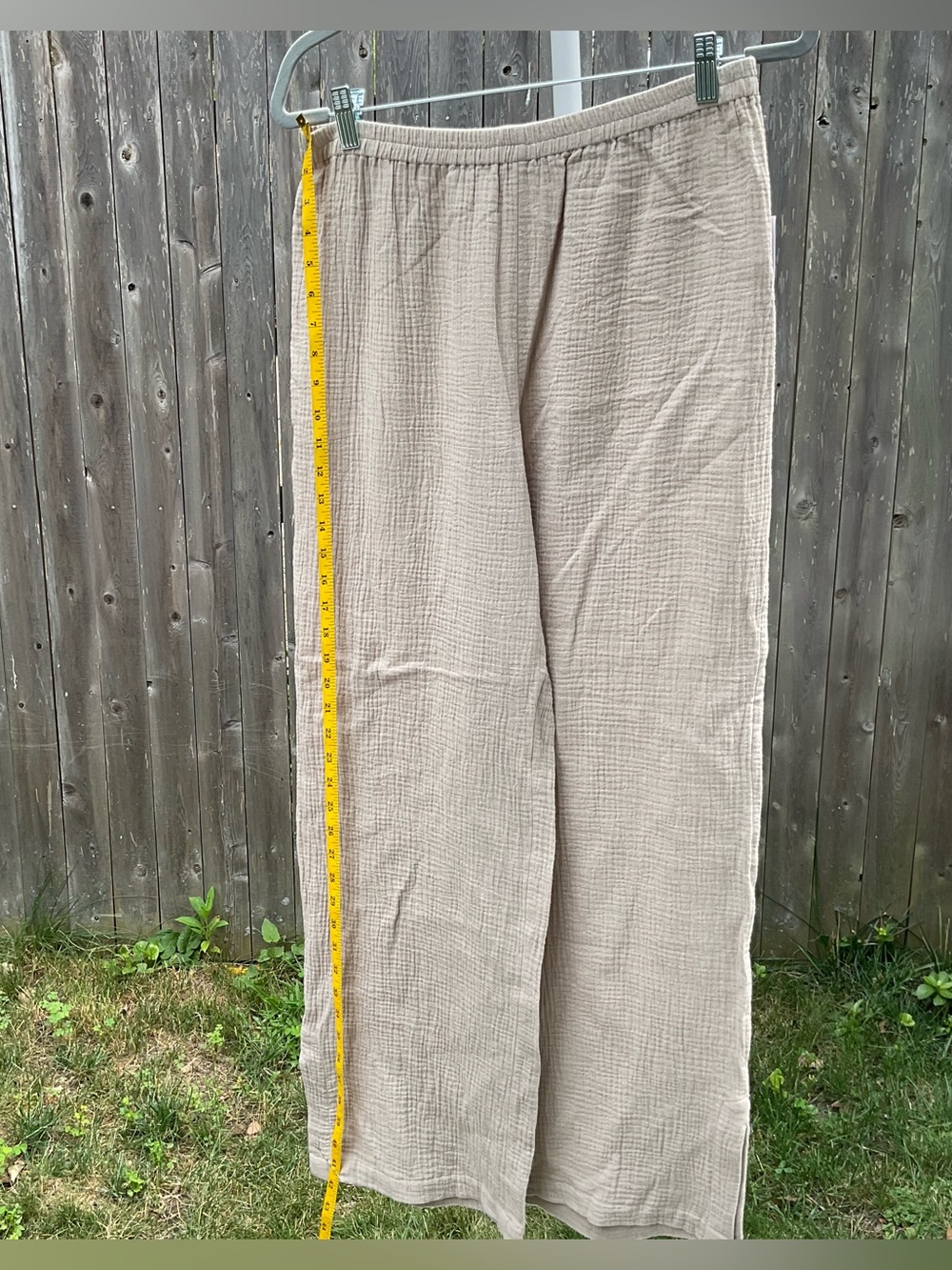 Soft Surroundings women’s Khaki gauze pants